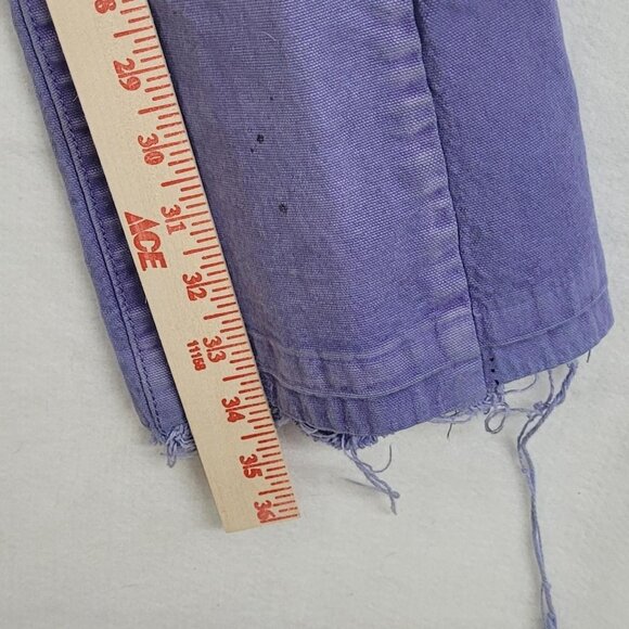 Valabasas Purple Patchwork Distressed Jeans | Men’s 34x34 | Grunge Streetwear - Picture 6 of 7